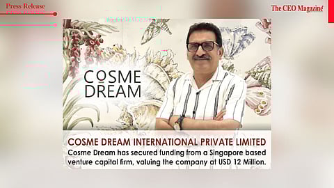Cosme Dream Secures Seed Funding from Singapore-Based VC Firm; Valued at $12 Million
