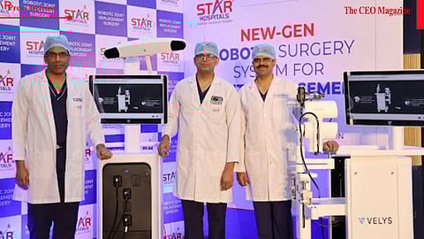 STAR Hospitals, Nanakramguda Launches New-Gen Robotic Surgery System 
for Joint Replacement Surgery