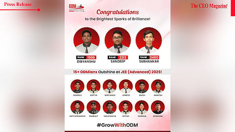 ODM Educational Group Achieves Remarkable Success in JEE (Advanced) 2025
