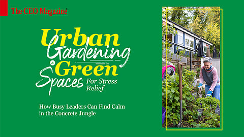 Urban Gardening and Green Spaces for Stress Relief