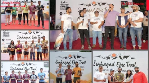 Nilesh Kulaye and Pooja Krishnamurthy Win 42 km Marathon Titles