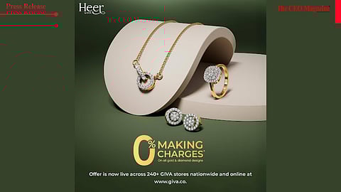 GIVA Announces 0% Making Charges on All Gold and Diamond Jewellery Designs