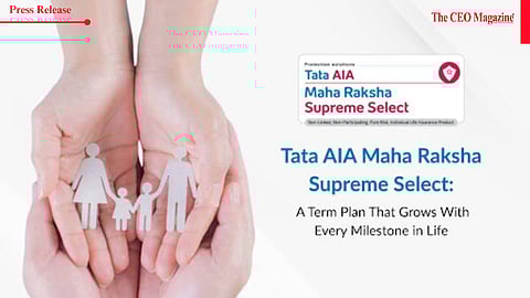 Tata AIA Maha Raksha Supreme Select: A Term plan that grows with every milestone in life