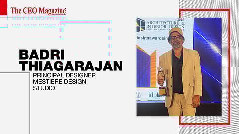 Badri Thiagarajan&nbsp;- Principal Designer - Mestiere Design Studio