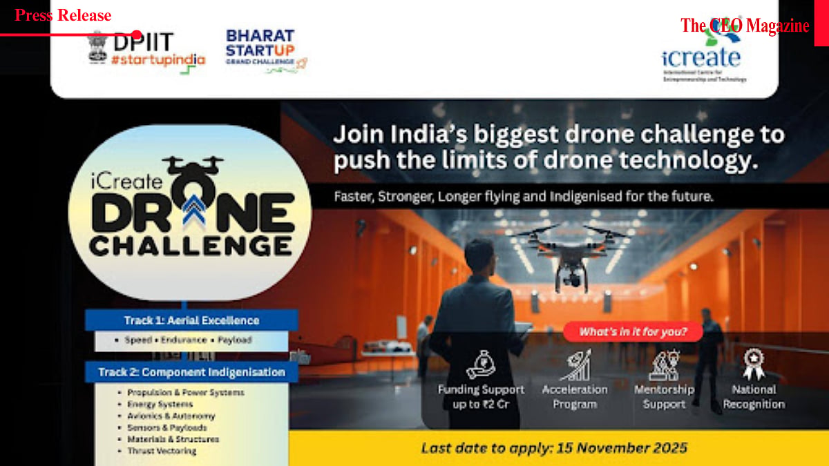 iCreate Drone Challenge 2025 Launched to Set New Global Benchmarks in ...