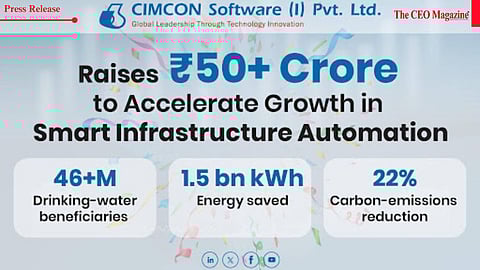 CIMCON Software (India) Pvt. Ltd. Raises ₹50+ Crore to Accelerate Growth in Smart Infrastructure Automation