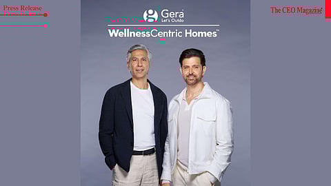 Mr. Rohit Gera, MD, Gera Developments and Bollywood superstar Hrithik Roshan unite to redefine modern living with Gera’s WellnessCentric Homes™