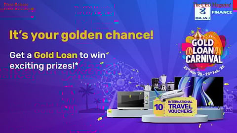 Gold Loan Carnival by Bajaj Finance combines quick funding with assured interest rate stability