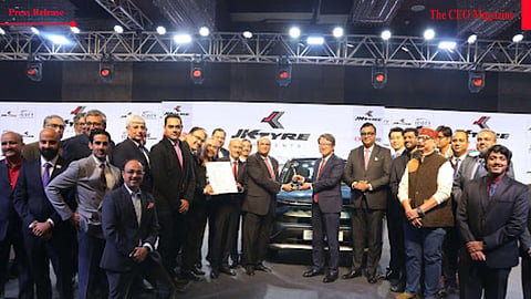 Dr. Raghupati Singhania, CMD, JK Tyre &amp; Industries and jury members presented the Indian Car of the Year 2026 Awards