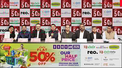 Unlock Half price - Lulu Bengaluru Announces Biggest Sale of the Year: Flat 50% Off during January 8,9,10 & 11, 2026