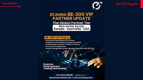 ECanna Announces BE-500 VIP Partner Program to Drive Global Expansion