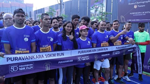 The Puravankara 10K Run at the KIADB Hardware Park, Bengaluru North