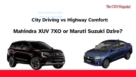 Mahindra XUV 7XO or Maruti Suzuki Dzire?