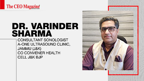 DR VARINDER SHARMACONSULTANT SONOLOGIST, A-ONE ULTRASOUND CLINIC, JAMMU (J&amp;K)CO CONVENER, HEALTH CELL, J&amp;K BJP