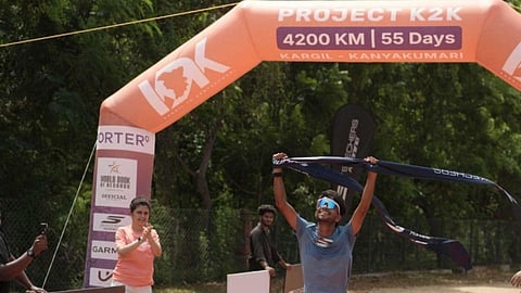 Skechers Athlete Kartik Joshi Completes Historic Kargil-to-Kanyakumari Run Across India