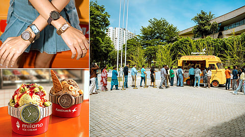 To launch its Gelato Maxxing Analogue Watch Collection, Fastrack partnered with Milano Ice Cream, bringing a Gelato Truck with complimentary scoops across Bengaluru.