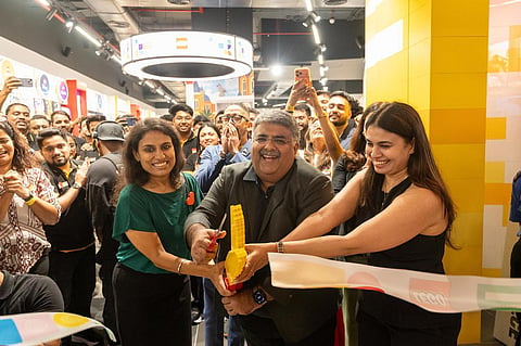 &nbsp;Bhavana Mandon, Country Manager, LEGO India inaugurating the store with Rajesh Narang, Founder &amp; CEO, Ample Group and Anuradha Singh, Head of Retail, Runwal Realty