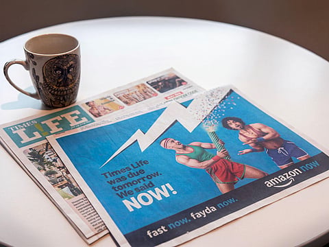 The brand delivered Tomorrow's News Today. Literally.