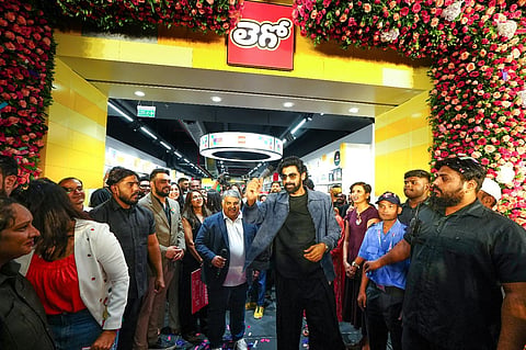 Rana Daggubati unveils Hyderabad’s first LEGO Certified Store at Inorbit Mall alongside Rajesh Narang, Founder &amp; CEO, Ample Group.