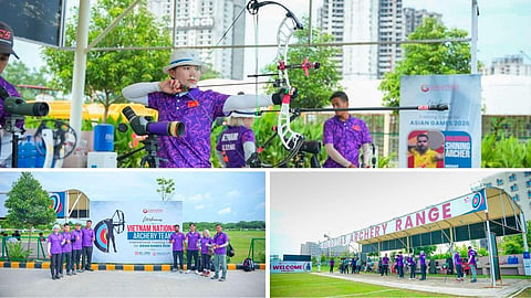 Vietnam National Archery Team Trains at Galgotias University Ahead of Asian Games 2027