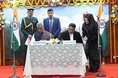 Justice A. Muhamed Mustaque sworn in as Chief Justice of Sikkim High Court