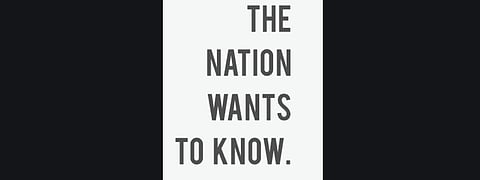 The nation wants to know