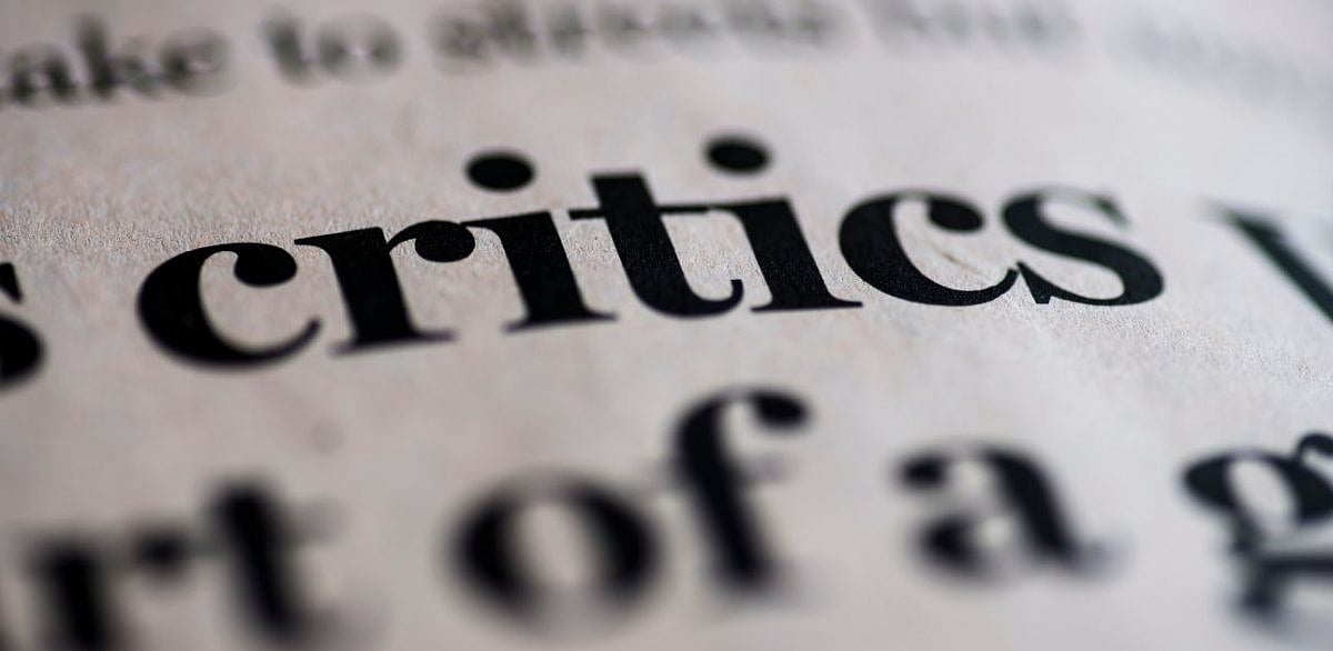 Critics are priceless and not unreasonable