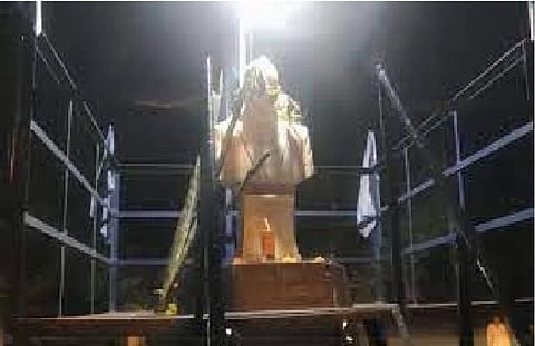 मध्य प्रदेश: बड़वानी में बाबा साहब की प्रतिमा तोड़ी, दलित समाज में आक्रोश