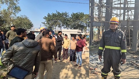 गाजियाबाद श्मशान घाट में बड़ा हादसा, निर्माणाधीन टंकी की शटरिंग गिरने से कई मजदूर दबे