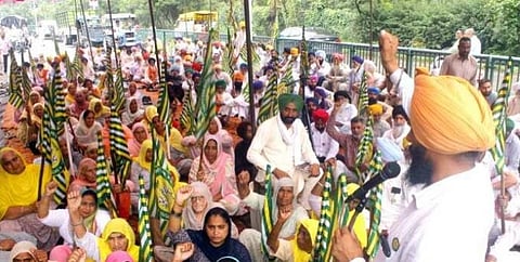 किसानों का विरोध प्रदर्शन