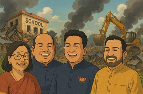 Education schemes and slum development stopped in Delhi: Revenge politics or a new direction?