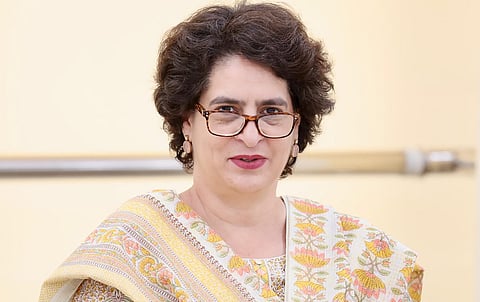 वरिष्ठ कांग्रेस नेता और लोकसभा सांसद प्रियंका गांधी वाड्रा
