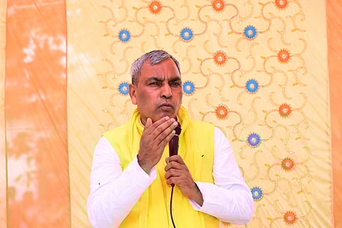 सुहेलदेव भारतीय समाज पार्टी के प्रमुख और यूपी सरकार के मंत्री ओम प्रकाश राजभर 