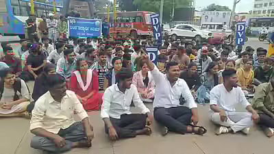 बेलगावी में दलित छात्रों का विरोध प्रदर्शन