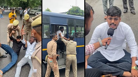 SSC Mismanagement Protest: लखनऊ विश्वविद्यालय में छात्रों ने SSC चेयरमैन का पुतला फूंका | BAPSA Students Protest 2025