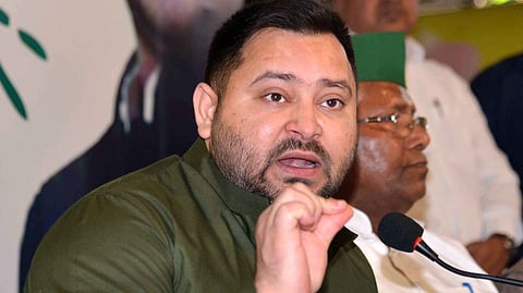 बिहार विधानसभा के नेता प्रतिपक्ष तेजस्वी यादव