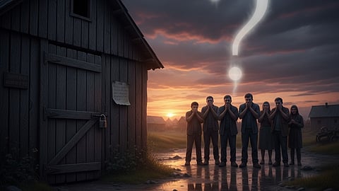 A 12-year-old Dalit boy was locked in a cowshed, then news of his death was received... Big questions raised on the silence of the parties!