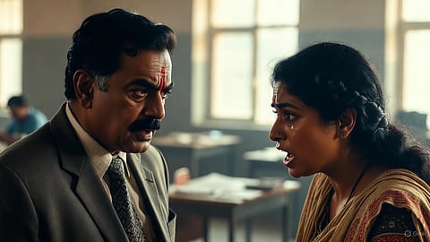 प्राचार्य की शिकायत पर पीड़िता को गिरफ्तार कर रिमांड पर लिया गया और बाद में जमानत पर रिहा किया गया। छात्रा ने आरोप लगाया कि पुलिस ने आरोपी पक्ष के प्रभाव में आकर उसकी शिकायत पर कोई ठोस कदम नहीं उठाया, उल्टा उसके ही खिलाफ कारवाई में तेजी दिखाई।