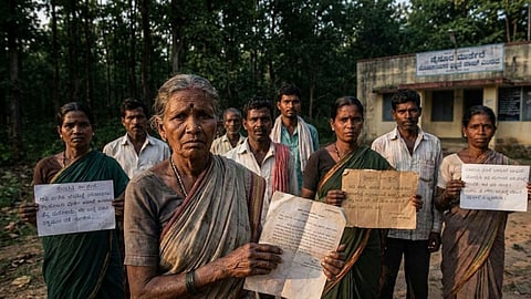 Tribal activists in Mysuru flag lapses in implementing Forest Rights Act.