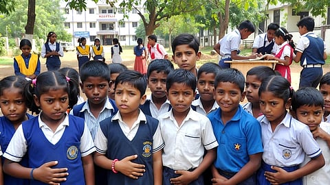 मधापुर सरकारी स्कूल (चंद्रनायक थांडा) में नाश्ता और मध्याह्न भोजन के बाद 44 छात्र उल्टी और दस्त जैसे लक्षणों से पीड़ित हो गए, जिसके कारण उन्हें अस्पताल में भर्ती कराना पड़ा। 