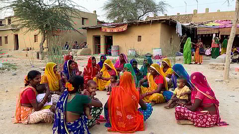 नाता प्रथा राजस्थान में पायी जाने वाली एक ऐसी प्रथा है, जिसमें एक विवाहित महिला अपने पति की मृत्यु के बाद या अपने पति से तलाक लेने के बाद किसी दूसरे पुरुष के साथ समाज के स्थापित नाता प्रथा के रीति-रिवाजों से एक पत्नी की तरह रहने लगती है ताकि वो अन्य विवाहित महिला कि तरह अपना परिवार बसा सके।