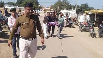 छतरपुर के हमा गांव में संत रविदास की मूर्ति क्षतिग्रस्त