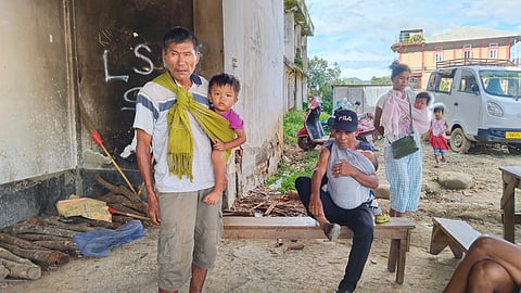 A Kuki community relief camp in Churachandpur, Manipur