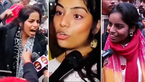 youtuber Megha Lawariya who can regularly be seen making provocative statements for YouTube views