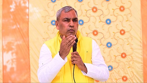 सुहेलदेव भारतीय समाज पार्टी के प्रमुख और यूपी सरकार के मंत्री ओम प्रकाश राजभर 