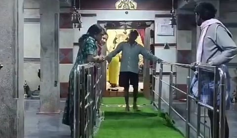 Tumakuru Dalit family stopped in temple