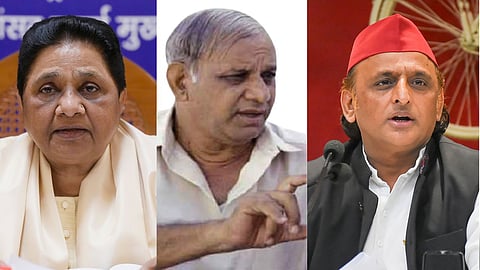 Mayawati Kanshiram and Akhilesh.