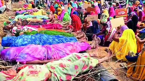 Ken Betwa river link project, Chita Andolan MP.jpg