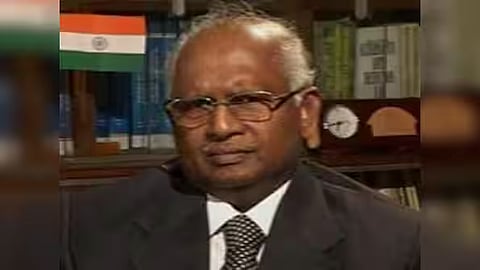 Former Chief Justice of India K G Balakrishnan