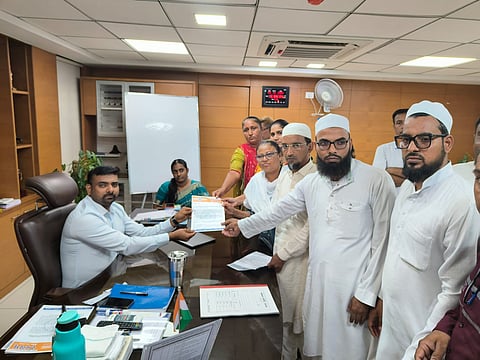 Minority community members are submitting memorandums to District Collectors across Gujarat. 